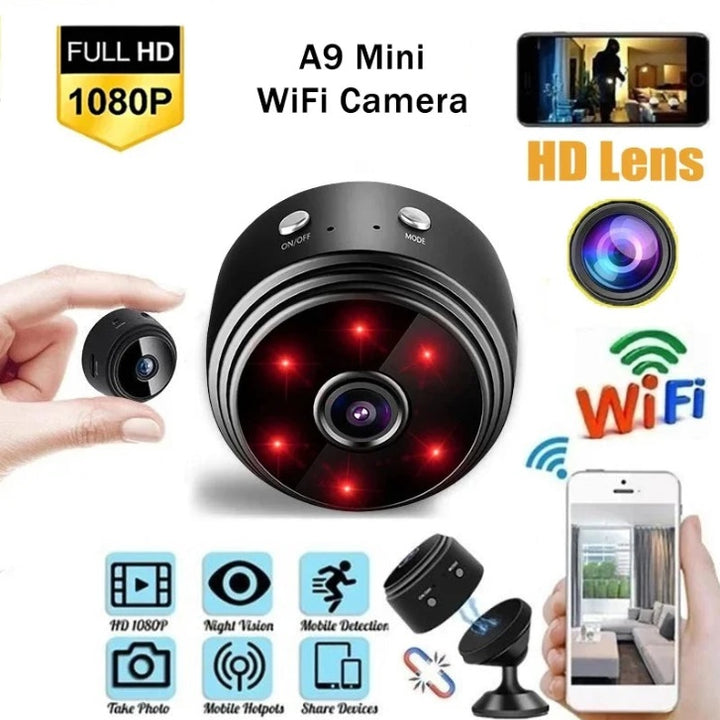 A9 Mini WiFi Camera 1080P Wireless Monitoring Security Protection Remote Monitor Video Surveillance Camcorders Smart Home